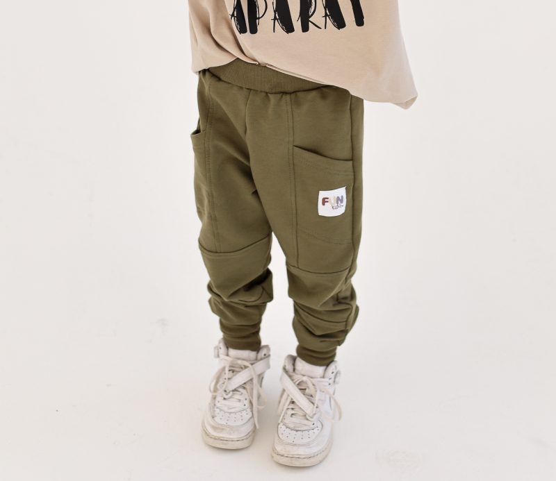 SPODNIE Z KIESZENIĄ KHAKI FUNKIDS