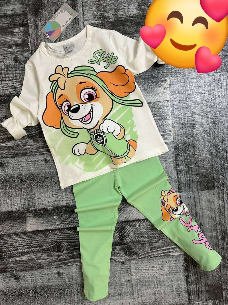 Pistacjowy komplet Skye