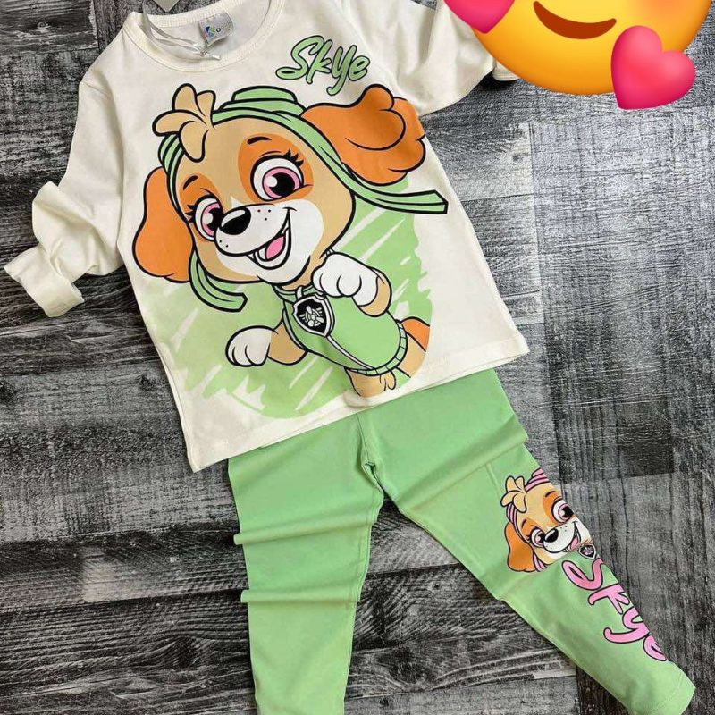 Pistacjowy komplet Skye