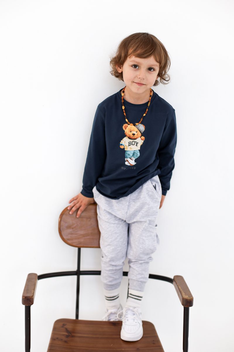 LONG SLIM WORRILES BOY GRANATOWY FUNKIDS