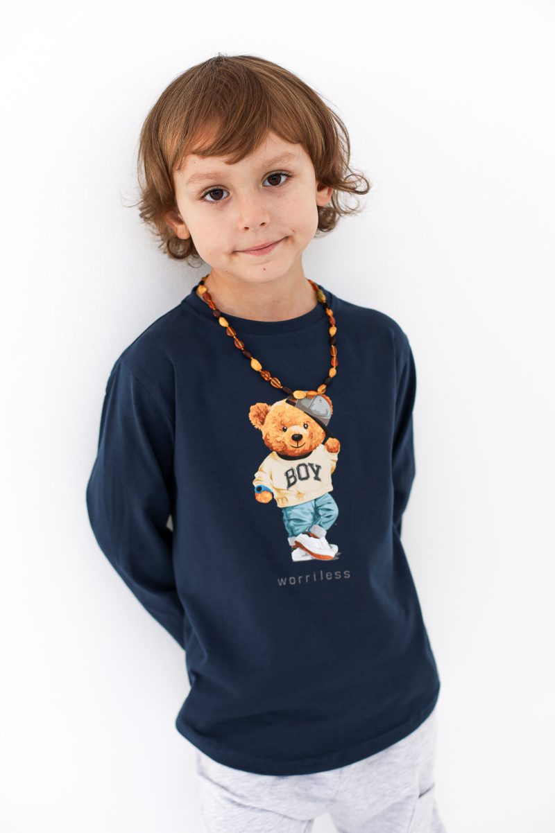 LONG SLIM WORRILES BOY GRANATOWY FUNKIDS