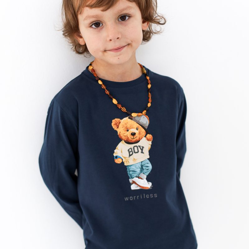 LONG SLIM WORRILES BOY GRANATOWY FUNKIDS