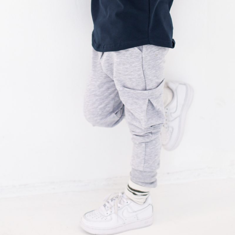 SPODNIE BOJÓWKI SZARE FUNKIDS