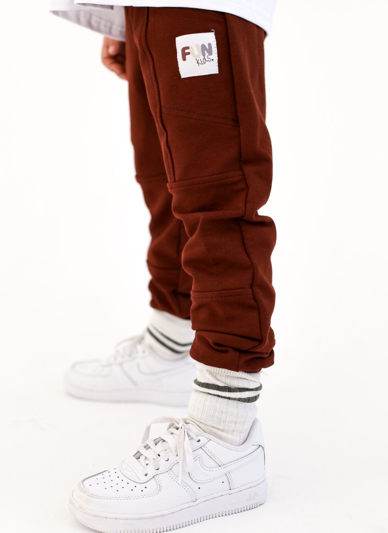 SPODNIE Z KIESZENIĄ BRĄZOWE FUNKIDS