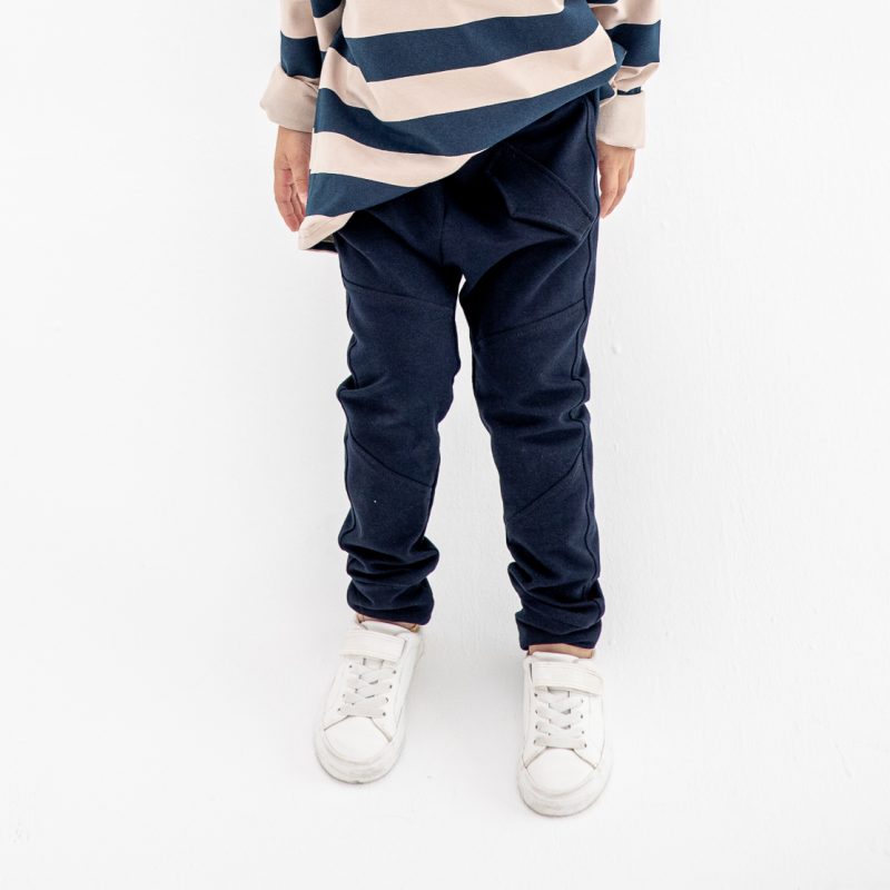 SPODNIE Z PATKAMI GRANATOWE FUNKIDS