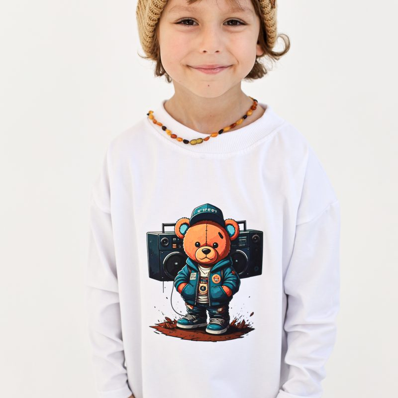 LONG OVER RADIO BOY BIAŁY FUNKIDS