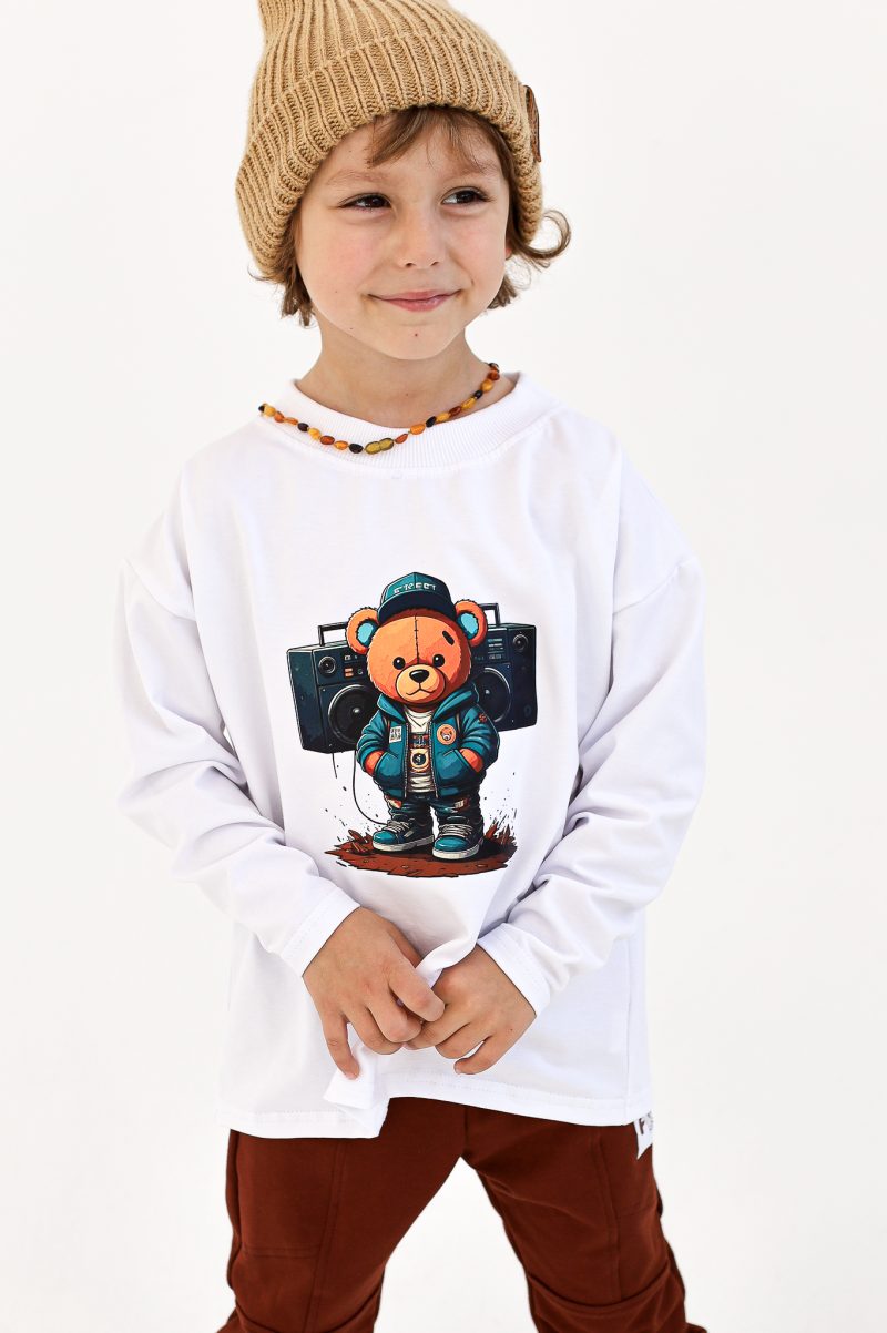 LONG OVER RADIO BOY BIAŁY FUNKIDS