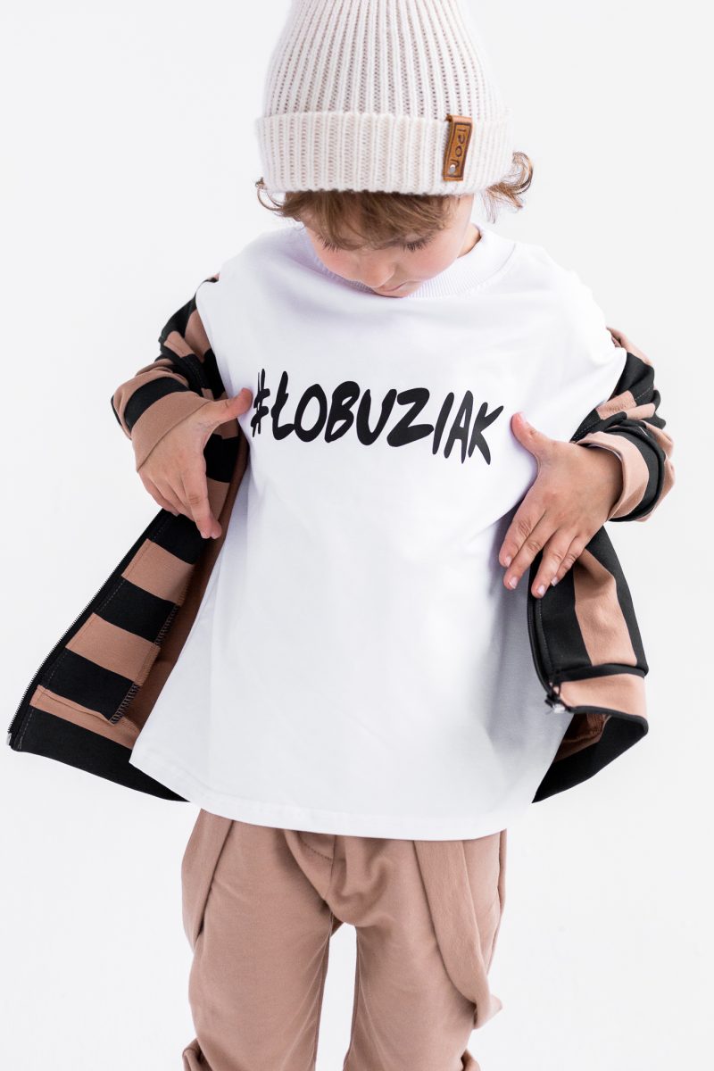 LONG OVER ŁOBUZIAK BIAŁY FUNKIDS