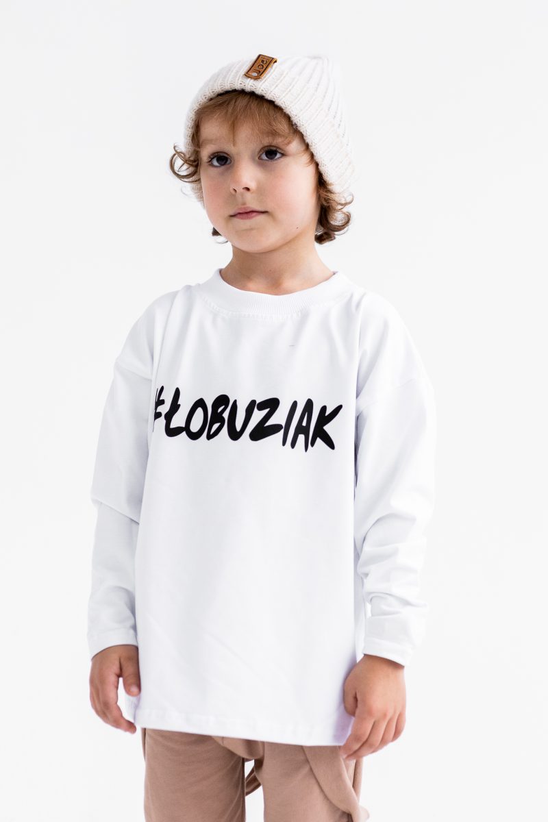 LONG OVER ŁOBUZIAK BIAŁY FUNKIDS