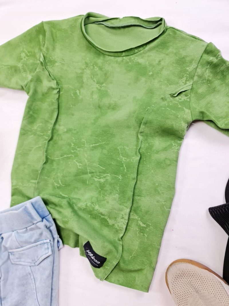 T-shirt tie dye zielony