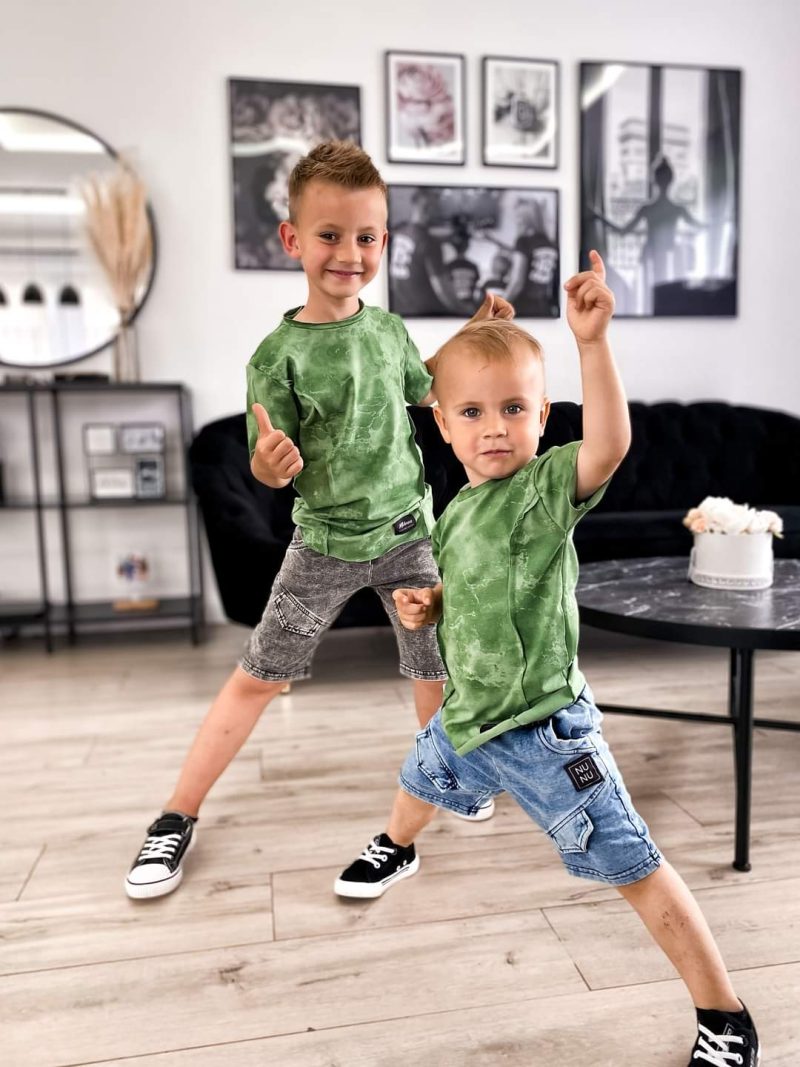 T-shirt tie dye zielony