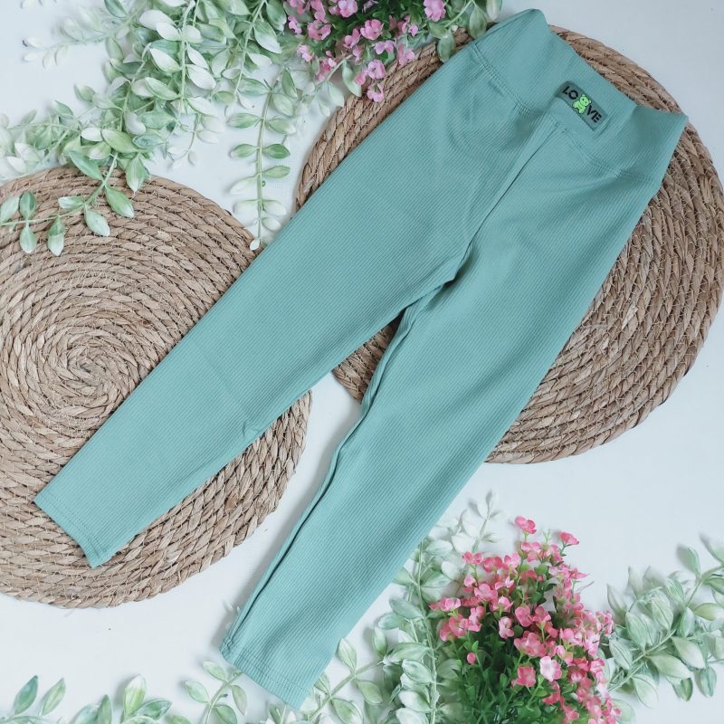 Leginsy prążkowane Love