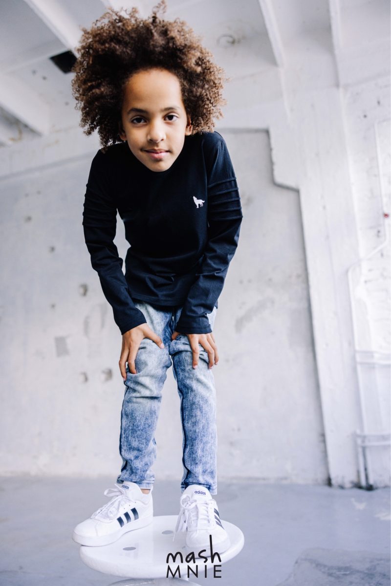 Spodnie jeans classic niebieskie MashMnie