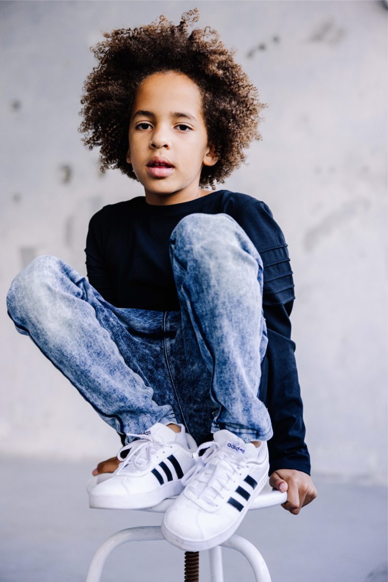 Spodnie jeans classic niebieskie MashMnie