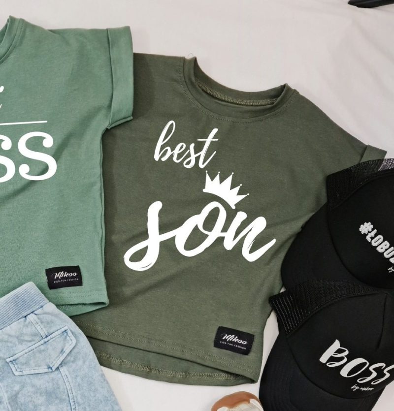 T-shirt nietoperz Best Son Khaki Mikoo
