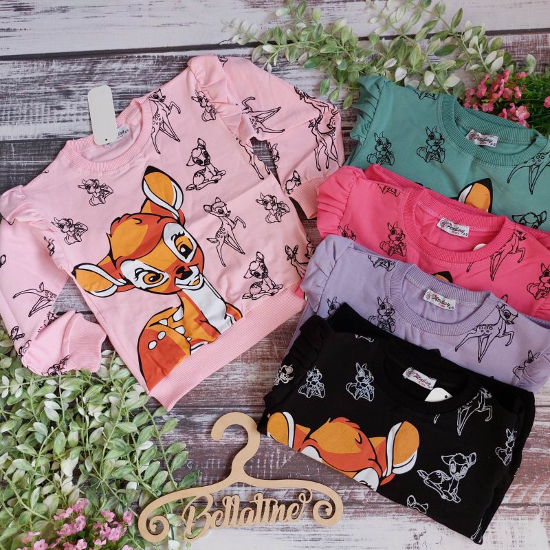 Bluza delikatnie ocieplana Bambi