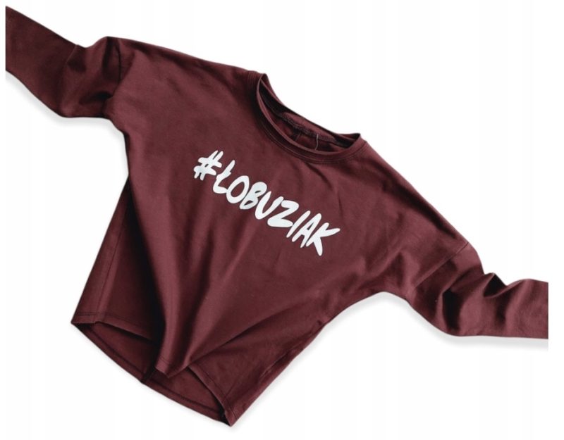 Long bawełniany nietoperz "łobuziak" kawa Mikoo