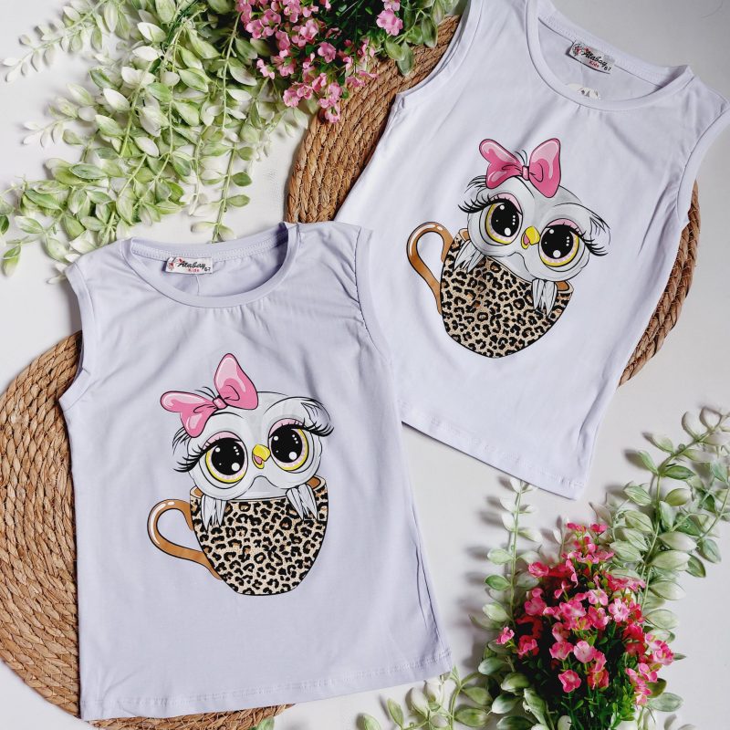 Bluzka na ramiączka Sówka