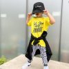 3 Long dresowy neonowy żółty Let's start NUNU