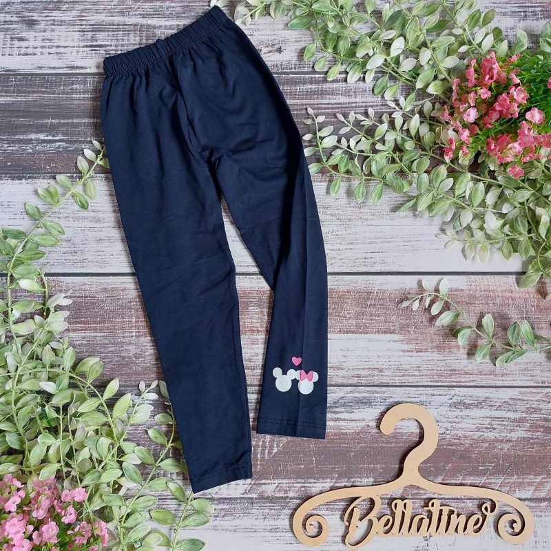 Granatowe leginsy myszki