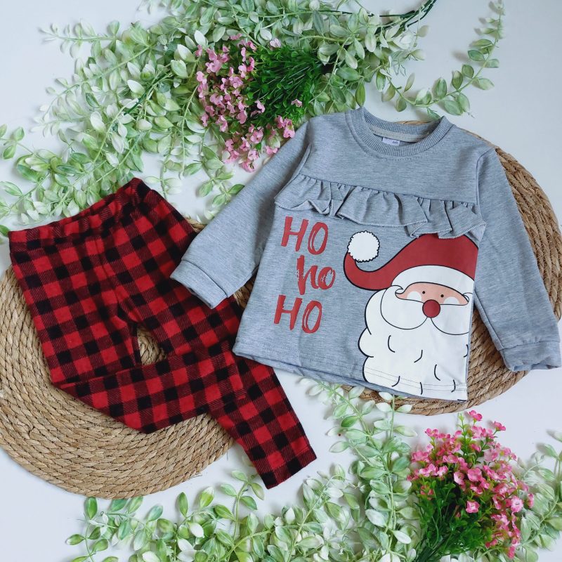 Komplet Świąteczny Mikołaj ho ho ho