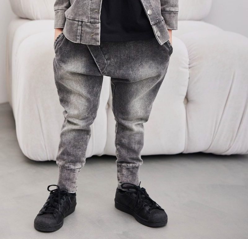 Spodnie jeansowe grafit All for Kids