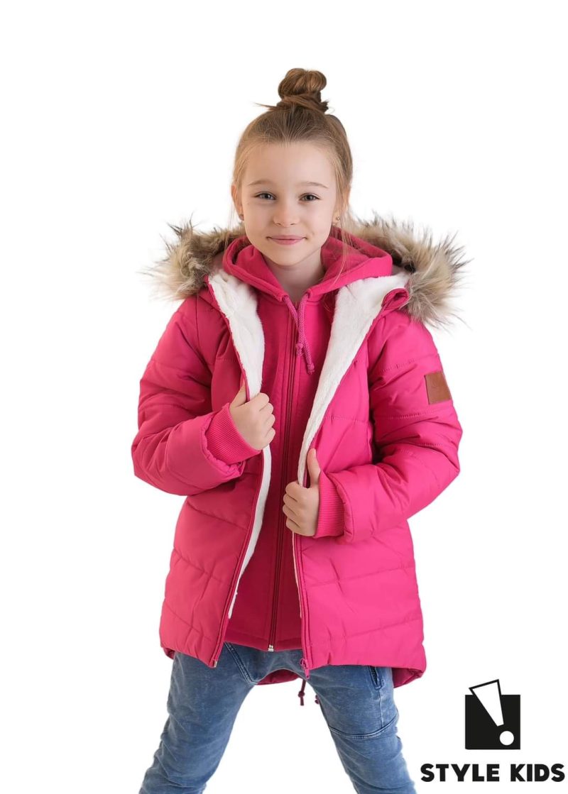 Kurtka zimowa Style Kids różowa