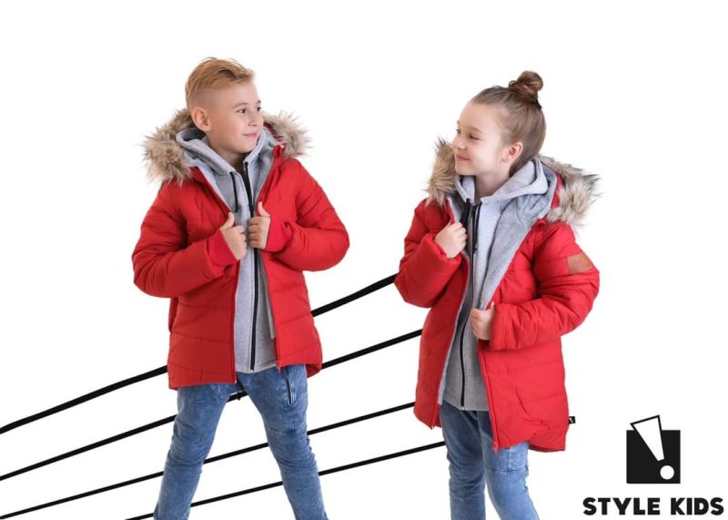 Kurtka zimowa Style Kids czerwona