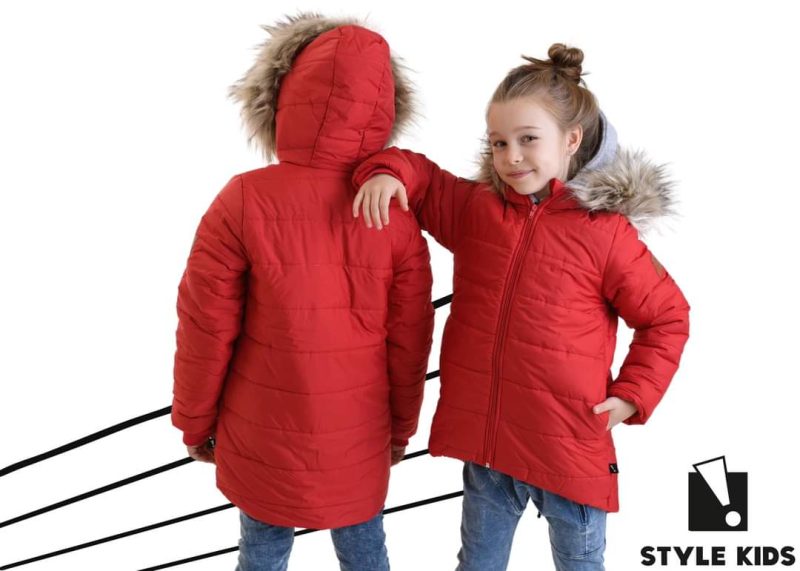 Kurtka zimowa Style Kids czerwona