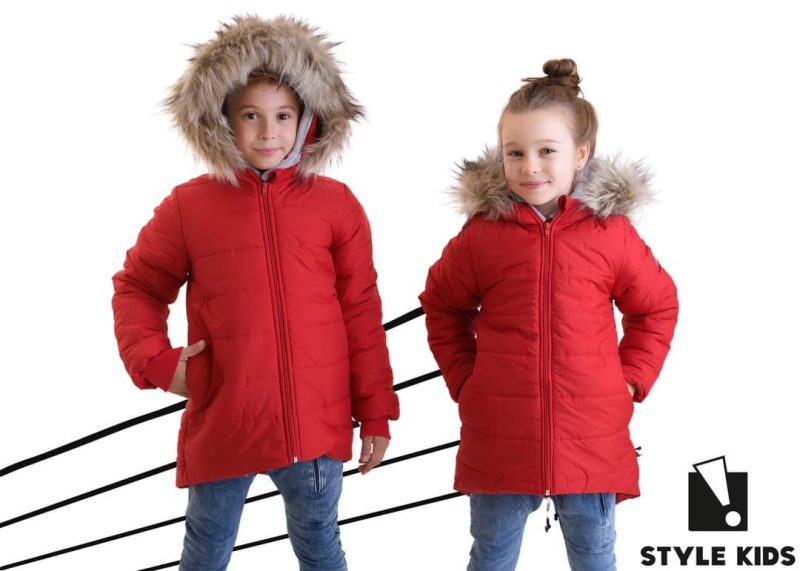 Kurtka zimowa Style Kids czerwona