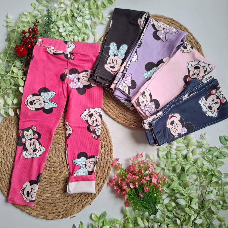 Leginsy delikatnie ocieplane Minnie