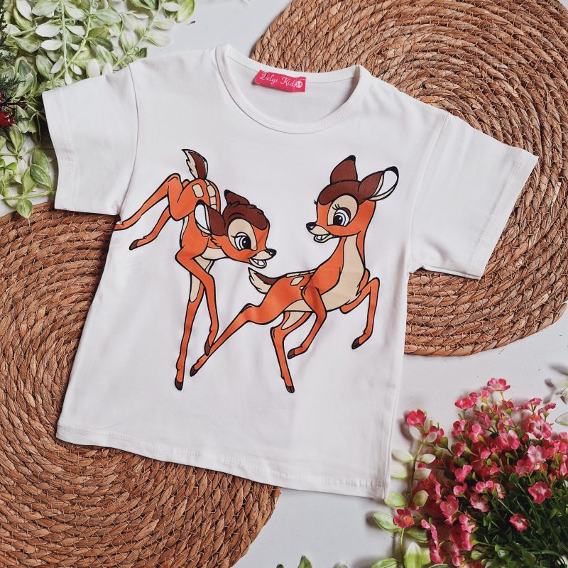 Biała koszulka Bambi