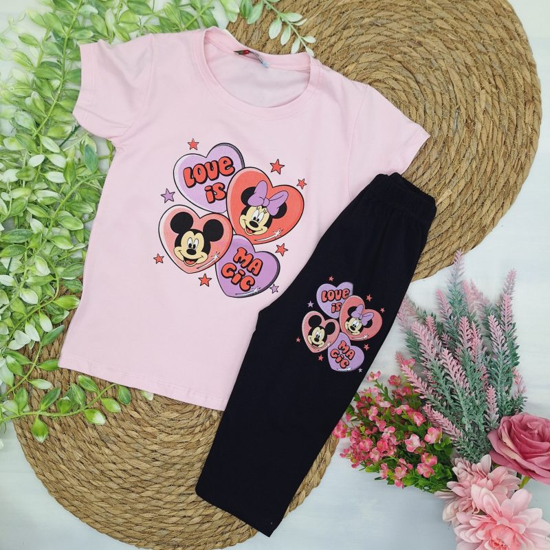 Komplet Love is Magic pudrowy