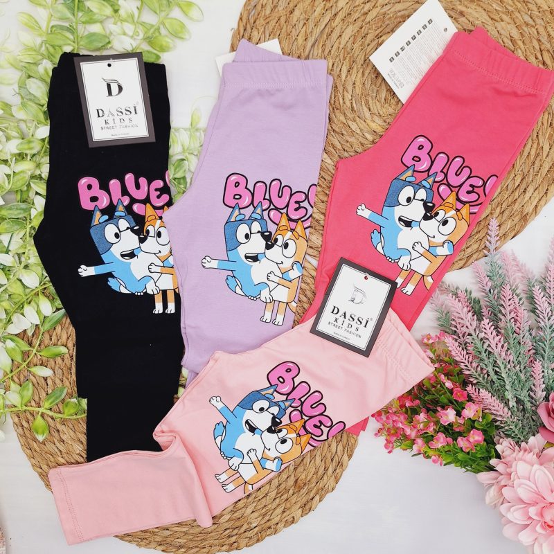 Leginsy Bluey wzór 1