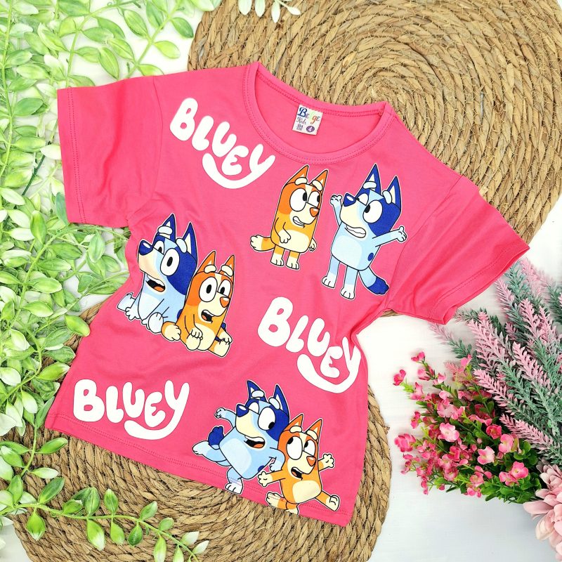 Koszulka Bluey różowa