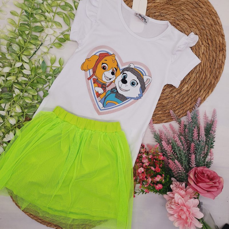 Komplet Skye zielona spódniczka