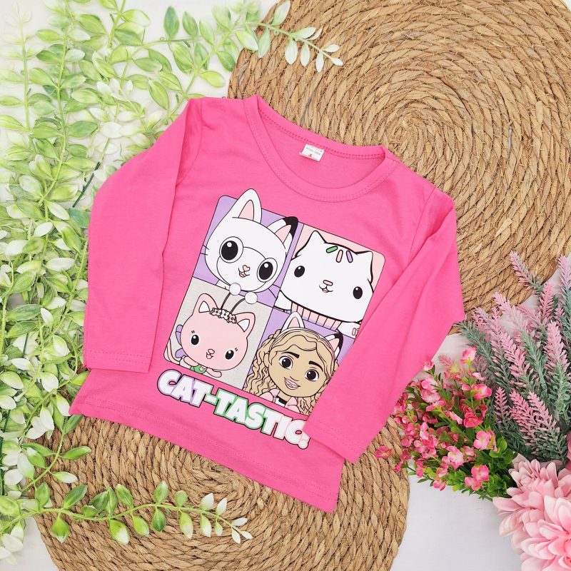 Bluzka Cat-Tastic róż