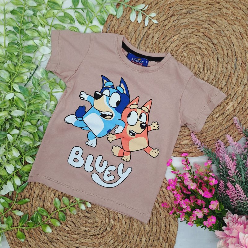 Beżowy t-shirt Bluey