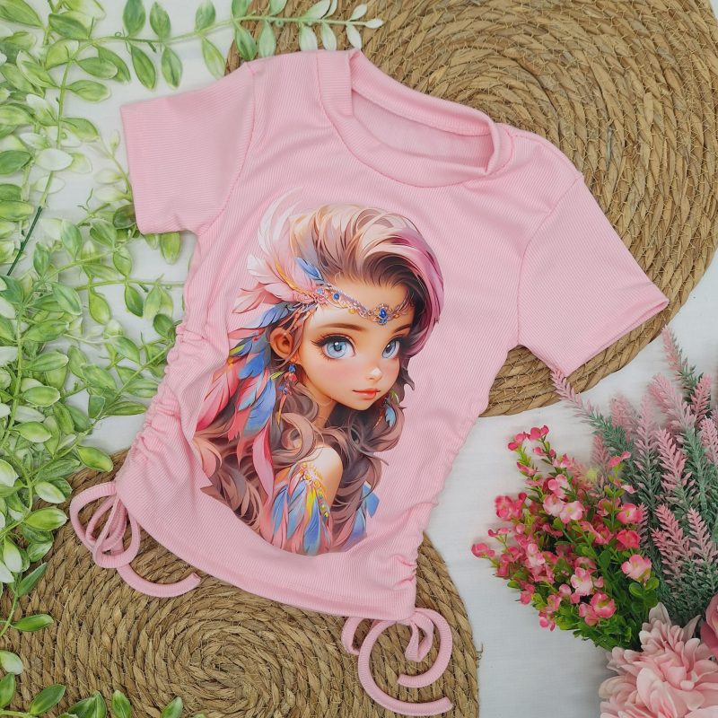 Bluzka z dziewczyną - pióra