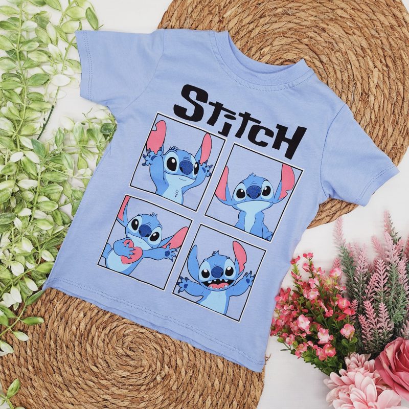 T-shirt Stitch jasnoniebieski