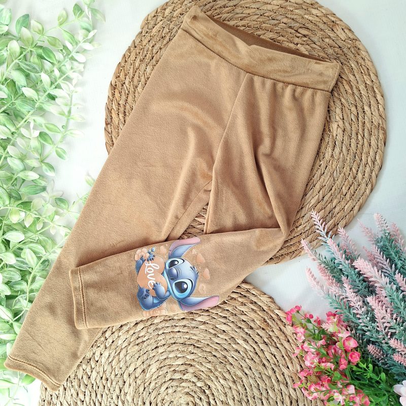 Leginsy welurowe Stitch