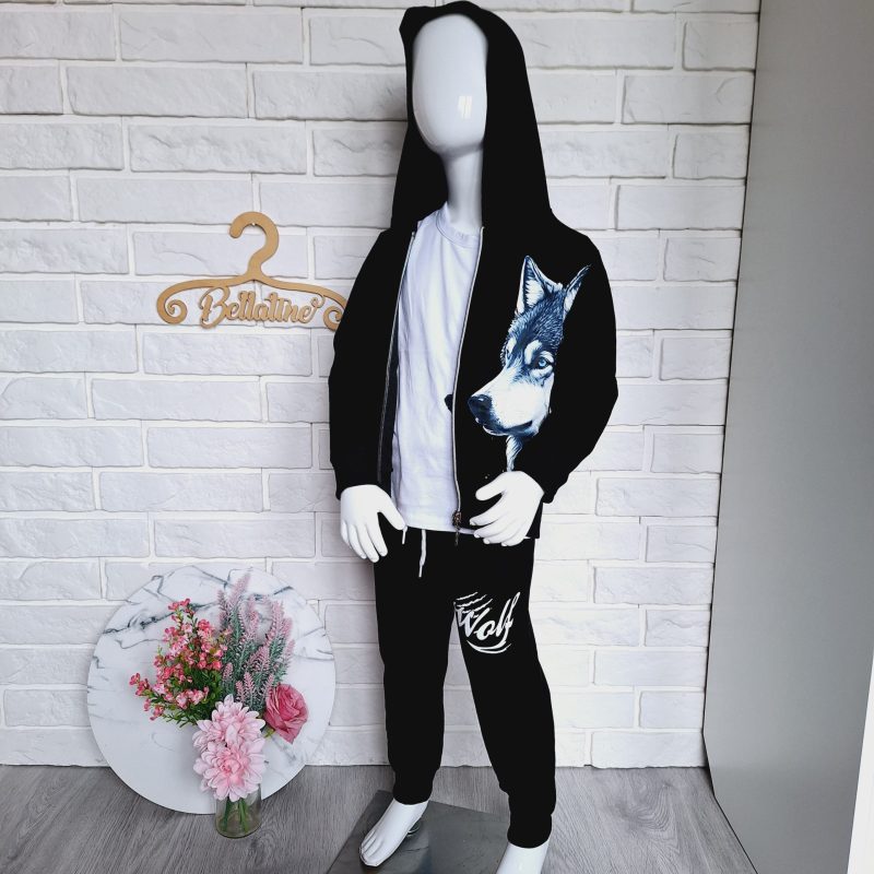 Dres 3 częściowy z wilkiem