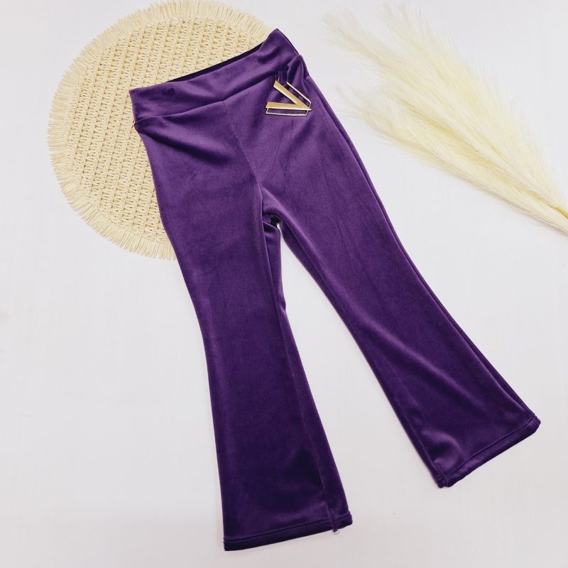 Dzwony welurowe V fiolet