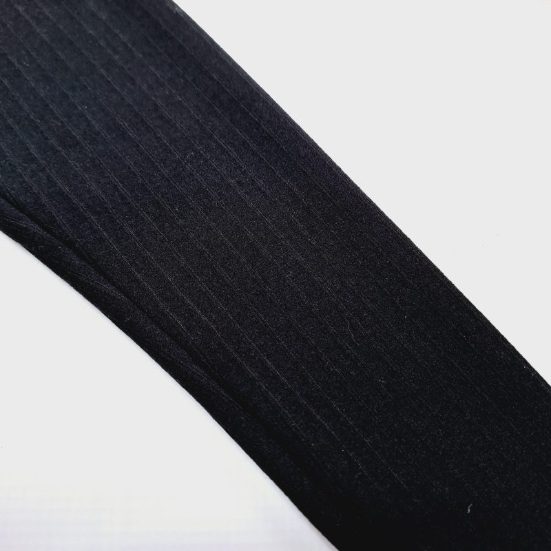 Czarne dzianinowe leginsy "M"