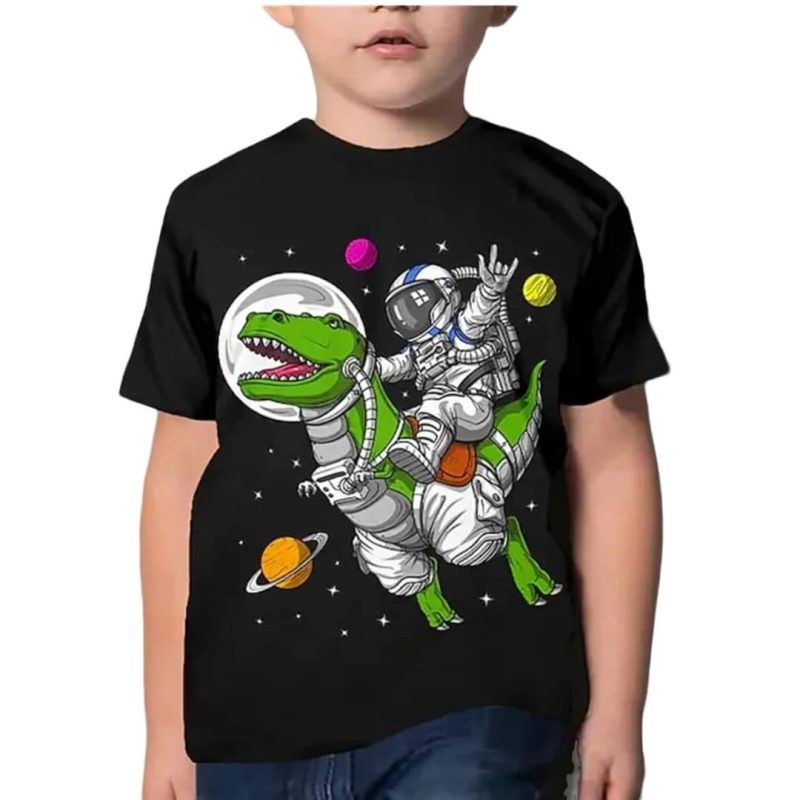 T-shirt Dinozaur Astronauta