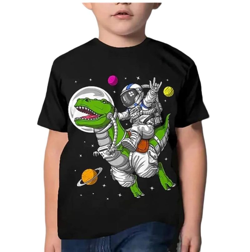 T-shirt Dinozaur Astronauta