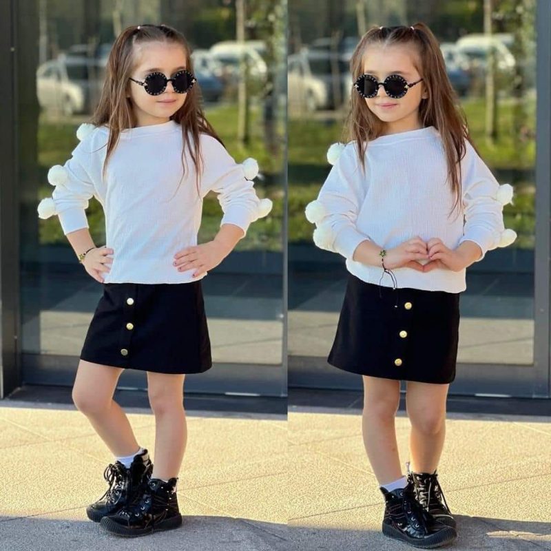 Komplet bluzka spódniczka