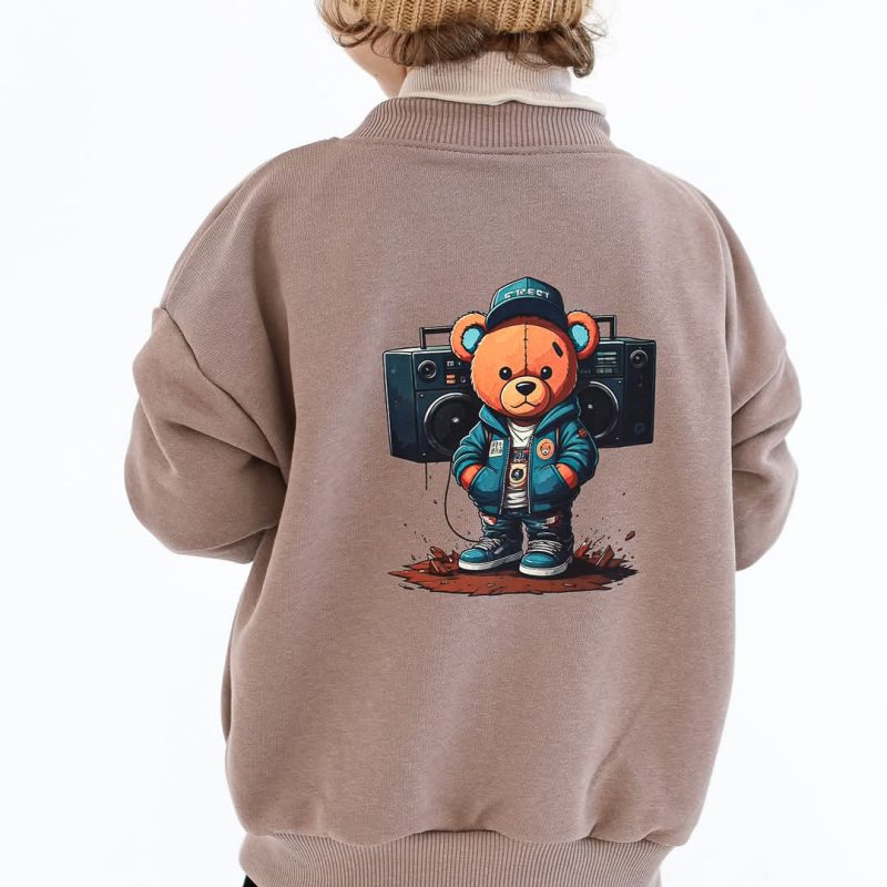 BLUZA BOMBER RADIO BOY LATTE FUNKIDS
