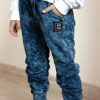 IMG_3375 SPODNIE JEANS BATIK FARBS BLUE NUNU